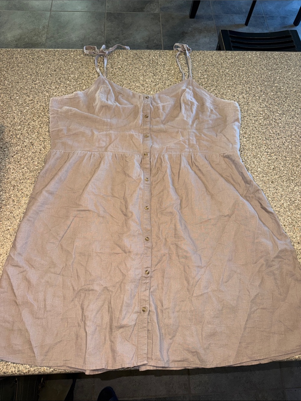 Aerie linen blend dress